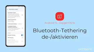 Bluetooth-Tethering aktivieren oder deaktivieren - OnePlus [Android 14 - OxygenOS 14]