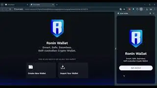 How to install and create a new account in Ronin Wallet using PC or Laptop in Hindi language
