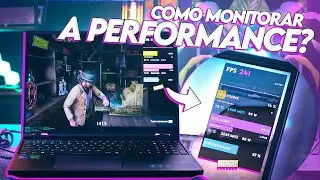 MONITORE a PERFORMANCE do seu NOTEBOOK / PC GAMER! Configurando o MSI AFTERBURNER do nosso jeito!