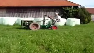 Holder ED2 Einachser beim mähen
