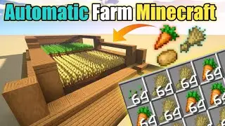 Minecraft 1.16 EASY Auto Wheat, Carrot, Potato, Beetroot Farm Tutorial! (2021)