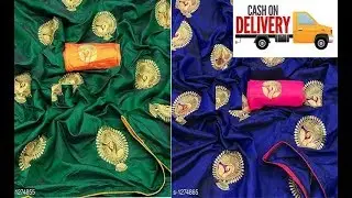 new arrival sana silk saree collections with price : cash on delivery available