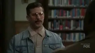 Hiding in the Library- Brooklyn 99