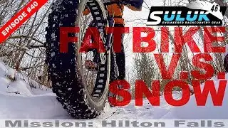 Winter Fatbiking in Hilton Falls Conservation Area - On The Trail - Episode #40