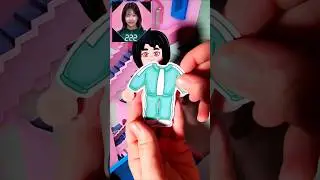 Squid Game #player222 #squidgame #squidgame2 #222 #diy #성기훈 #papercraft #diy #bts #kpop #paper