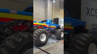 Big Foot in Autoshow 2025 #ford #bigfoot #truck #autoshow #offroad #jump #f150 #redbull
