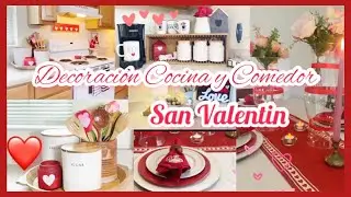 Decoraci&oacute;n SAN Valent&iacute;n Cocina y Comedor ❤️ IDEAS para decorar en SAN Valent&iacute;n 💘 VALENTINES DECOR