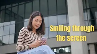 Smiling through the screen | #lyricsvideo #EnglishLoveSong  #LoveSong #KichyoouEdits #AparnaLyrics 