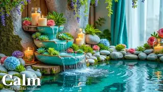 Relaxing Music + Water Sounds 🌿 Sleep Music For Meditation | Insomnia Relief, Anxiety & Depression