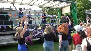 Unison Anthems Scottish Indian fusion playing The Nights at the Perth Mela Festival in June 2023