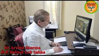Dr. Arvind Sharma discussing about cases of Black fungus during administration meeting.