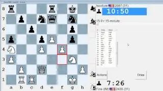 Standard Chess #176: IM Bartholomew vs. tscolure (Queen's Gambit Declined)