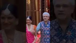 Radhika Merchant Ambani Parents Viren Merchant & Shaila Viren Merchant During Anant Radhika Wedding