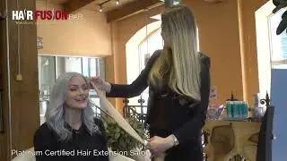 Emmy  - My New Hair Fusion Bar Transformation - 30sec
