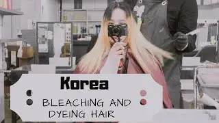 TẨY+NHUỘM TÓC TẠI SALON HÀN QUỐC|Bleaching and dyeing hair in Korea |DU HỌC SINH HÀN QUỐC ♡ Rin Go