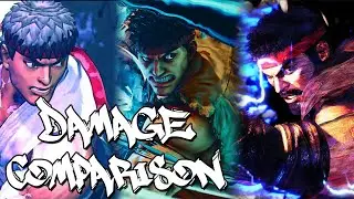Street Fighter Damage Comparison