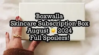 Boxwalla Skincare Subscription Box August ☀️ 2024 Full Spoilers! Votary!  | BeautyAmaB