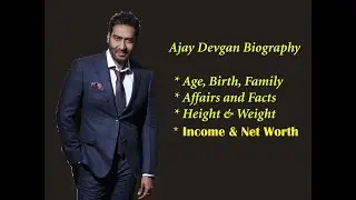 Ajay Devgan Biography | Ajay Devgan Bio | Ajay Devgan #age #family #marriage #height #weight #facts