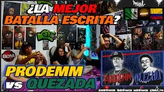 🔴COLOMBIANOS REACCIONAN a PRODEMM vs QUEZADA - ¿LA MEJOR BATALLA ESCRITA? [BATALLAS CANNÁBICAS 2023]