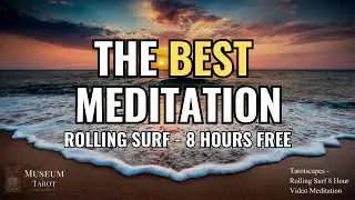 Tarotscapes - Rolling Surf 8hr Binaural Meditation - Calm Sleep, Relaxing, Spiritual Enhancement