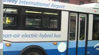 AirTrain JFK shuttle bus at 94th Avenue and Sutphin Boulevard