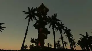 Stranded Deep ps4 - 12 storey Lighthouse  with working elevator