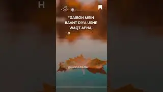 gairon me baant diya usne waqt apna!! #shorts #heartbreakpoetry @assain_gaming