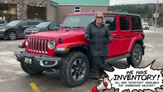 2018 'FIRECRACKER RED' JEEP WRANGLER UNLIMITED SAHARA 4X4