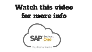 SAP Business One Malaysia - SAP Business One  Malaysia Video Must Watch!