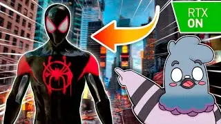 Hice Spiderman con Miles Morales y en RTX