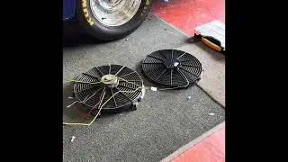 The difference between original rad fan vs spal rad fan on my hotrod