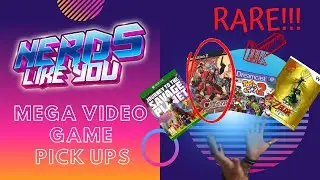 Mega Video Games Pick ups Haul (includes RARE games) plus extras.