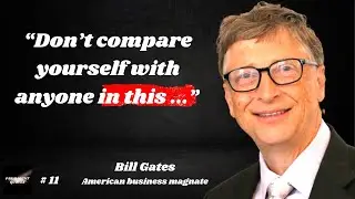 Top 20 Inspirational & Motivational & Wise Quotes by Bill Gates | Microsoft CEO | Rules of Success