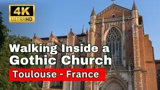 🇫🇷 France inside Saint-&Eacute;tienne Church Walking Tour 2025 4K