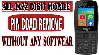 Jazz Digit 4G Pro Hard Reset | jazz digit 4g screen lock remove / digit 4g pro hard reset