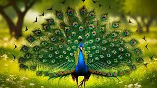 My Peacock Display Dance Beautiful || indian Peafowl Dance || Mor ki masti#peacockdance