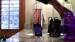 iPhone 4S Waterproof Torture Test with Liquipel Molecular Hydrophobic Coating