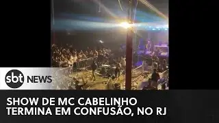 Show de MC Cabelinho termina em confus&atilde;o, no Rio de Janeiro
