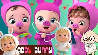Three Little Pigs And Big Bad Wolf  | Nursery Rhymes | Baby Songs | AddY BunnY Tv