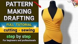 Neckline & Bodice Pattern | Step-by-Step Cut & Sew