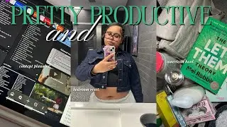 PRETTY AND PRODUCTIVE🎀!! WHAT I GOT FROM AMERICA | CONTENT PLANNING | BEDROOM RESET✨