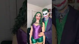 THE JOKER #thejoker #joker #jokermakeup #jokercostume #jaredleto #heathledger #halloween #gangsta