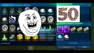 Rocket League||Epic Trading Montage (Huge Profit)50 sub special