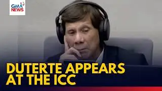 BREAKING - Dating Pangulo Rodrigo Duterte, humarap sa ICC Pre-Trial sa unang pagkakataon | GMA News