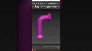 Creating 3D Props using Extrude along Spline in 3dsmax #3d #3dsmax