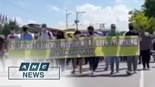 Solidarity march vs. lifting of open pit mining ban held in South Cotabato | ANC