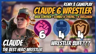 CLAUDE 6 WRESTLER | MAGIC CHESS BEST COMBO - 6 WRESTLER 4 CYBORG 4 TARGEMAN | MAGIC CHESS MLBB
