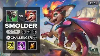 Smolder vs Twitch ADC - KR Challenger - Patch 25.11 Season 15