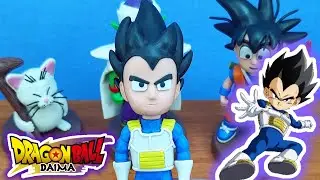 🟦 VEGETA, Dragon Ball Daima. Figuras de mini Vegeta de plastilina. 🥕 🍅 🧅 🧄 🥔