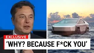 Elon Musk CLAIMS The Cybertruck Will Double As A Boat..